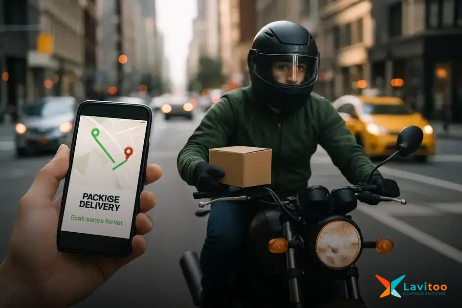 Como funciona o serviço de entrega rápida com motoboy