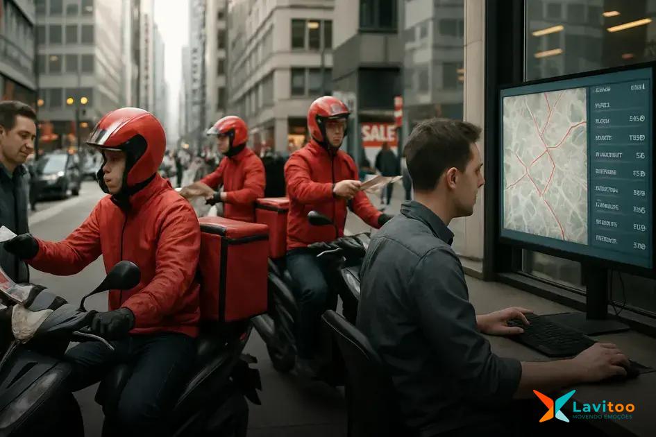 Distribuição promocional eficiente com motoboys