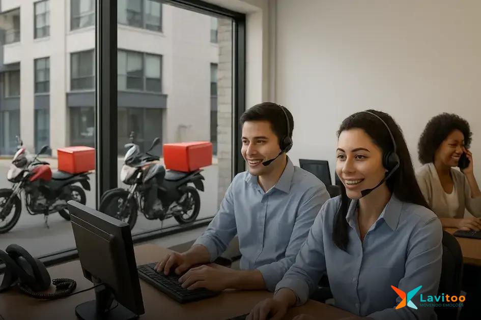 Empresas de motoboy com suporte ao cliente local