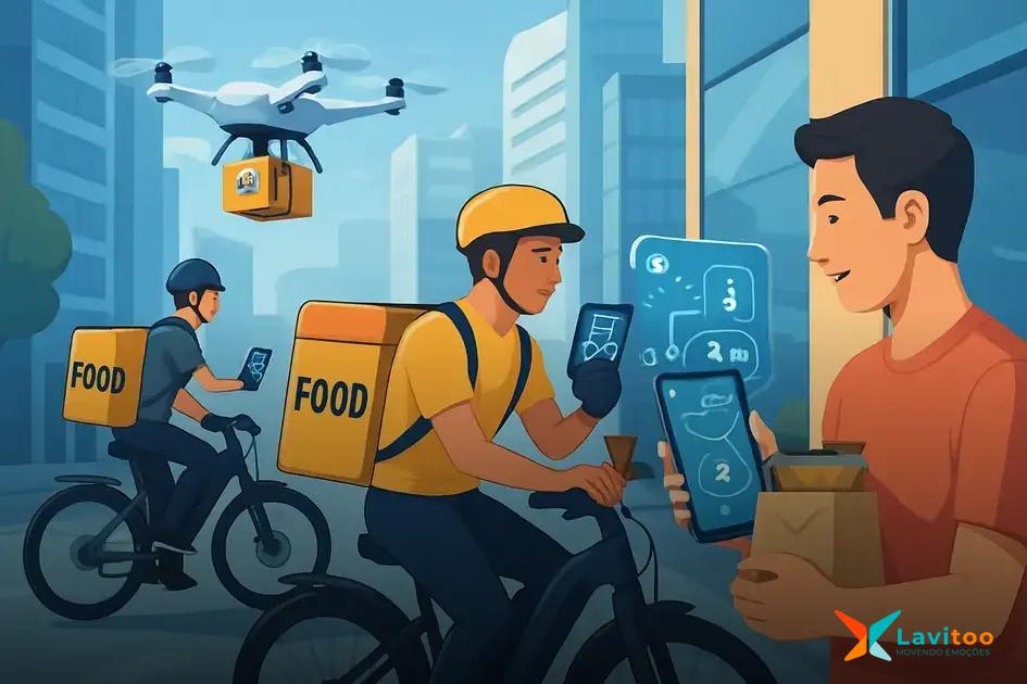O futuro da entrega profissional no delivery de comida