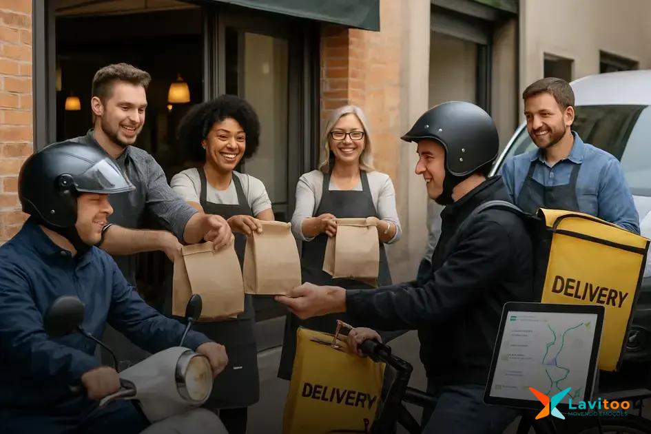 O papel da empresa de entrega para delivery em pequenos negócios