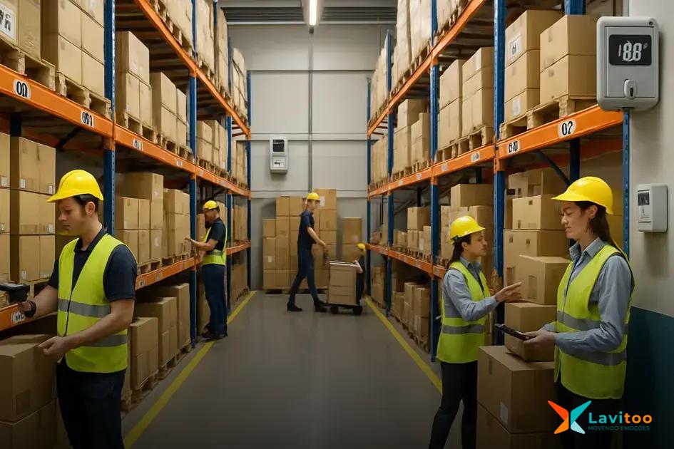 Processo eficiente de armazenagem de produtos