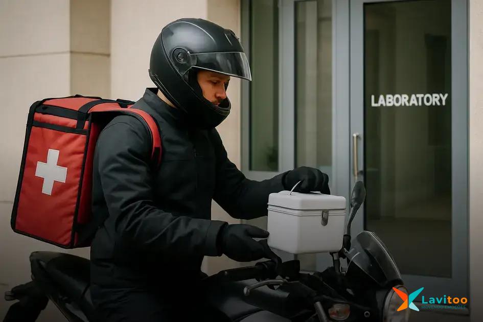 Transporte especializado para laboratórios e clínicas