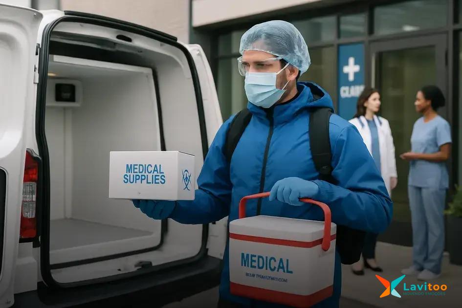Transporte especializado para laboratórios e clínicas