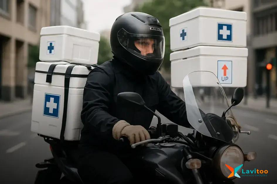 Transporte especializado para laboratórios e clínicas