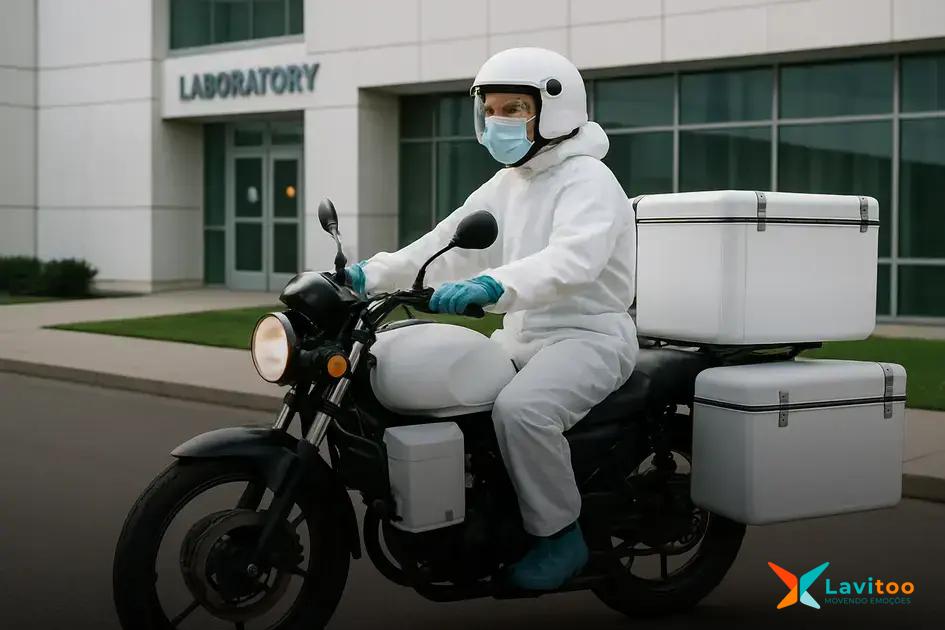 Transporte especializado para laboratórios e clínicas
