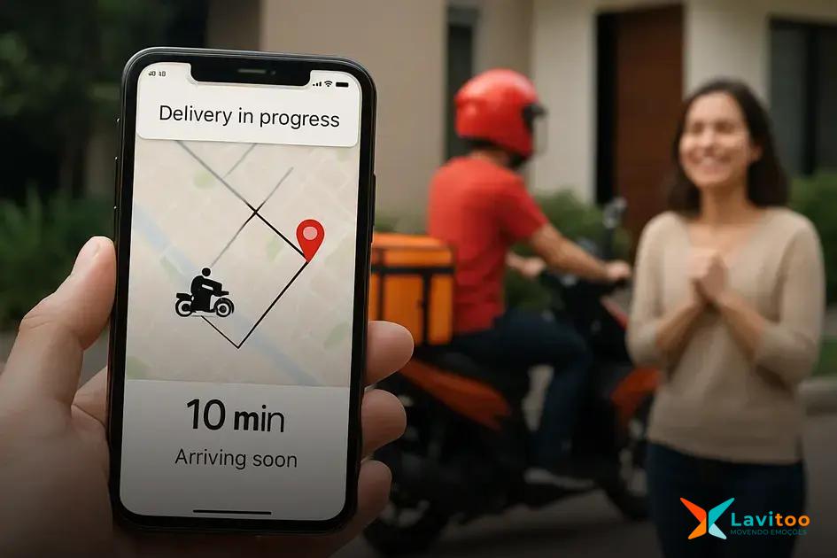 controle em tempo real e transparência na entrega
