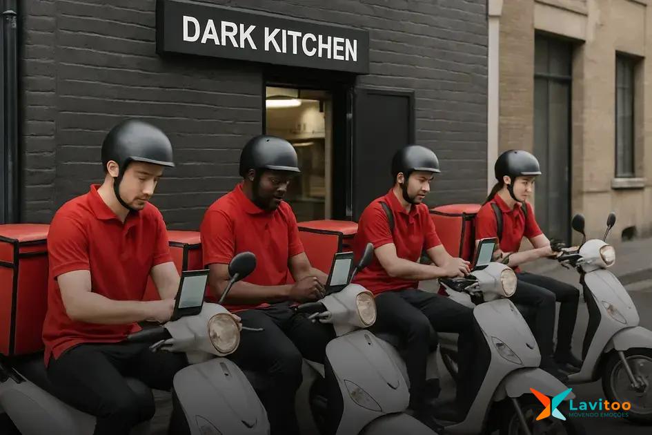 Motoboy terceirizado: vantagens para dark kitchens