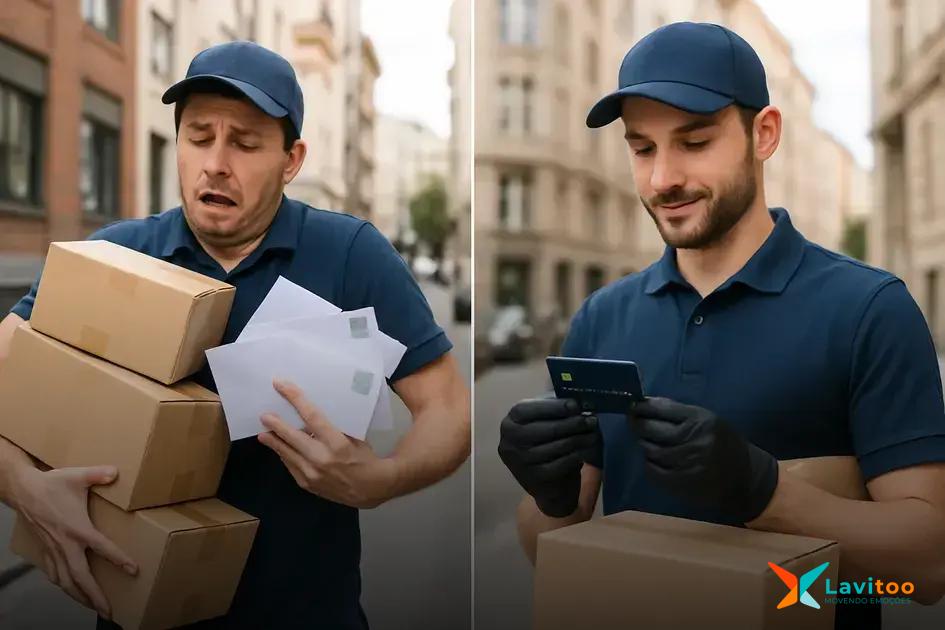 Riscos de usar serviços genéricos para entrega de cartões