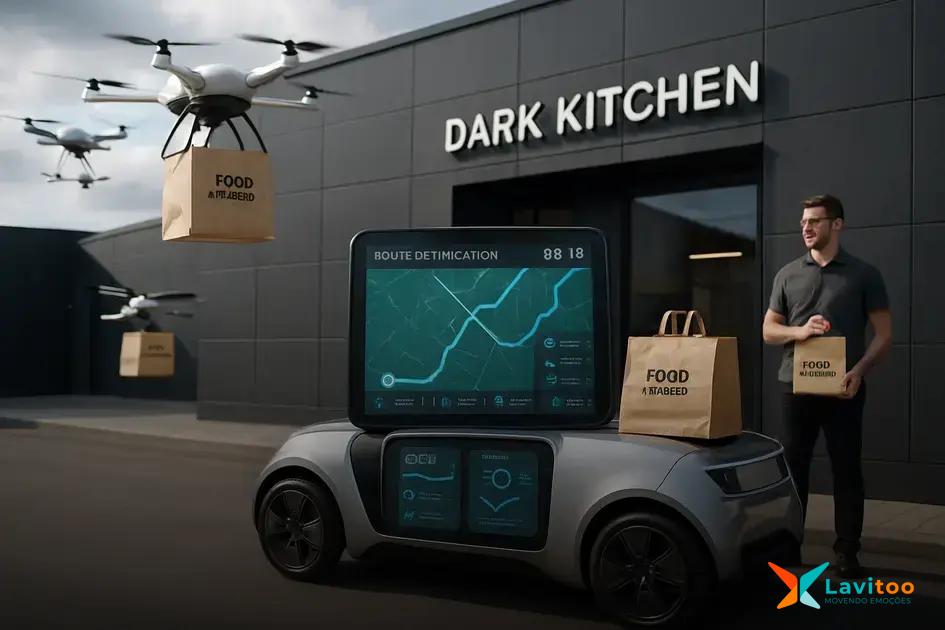 Tendências futuras para serviço de entrega em dark kitchens